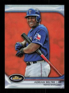 2012 Topps Finest #45 Adrian Beltre Orange Refractor 99/99