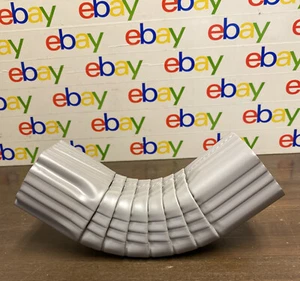 Aluminum Gutter Downspout Style A Elbow 2" x 3" HARBOR GREY set of 2 - Picture 1 of 11