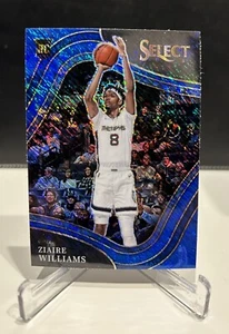 Ziaire Williams Blue Shimmer Prizm Courtside RC - 2021-22 Panini Select NBA - Picture 1 of 2