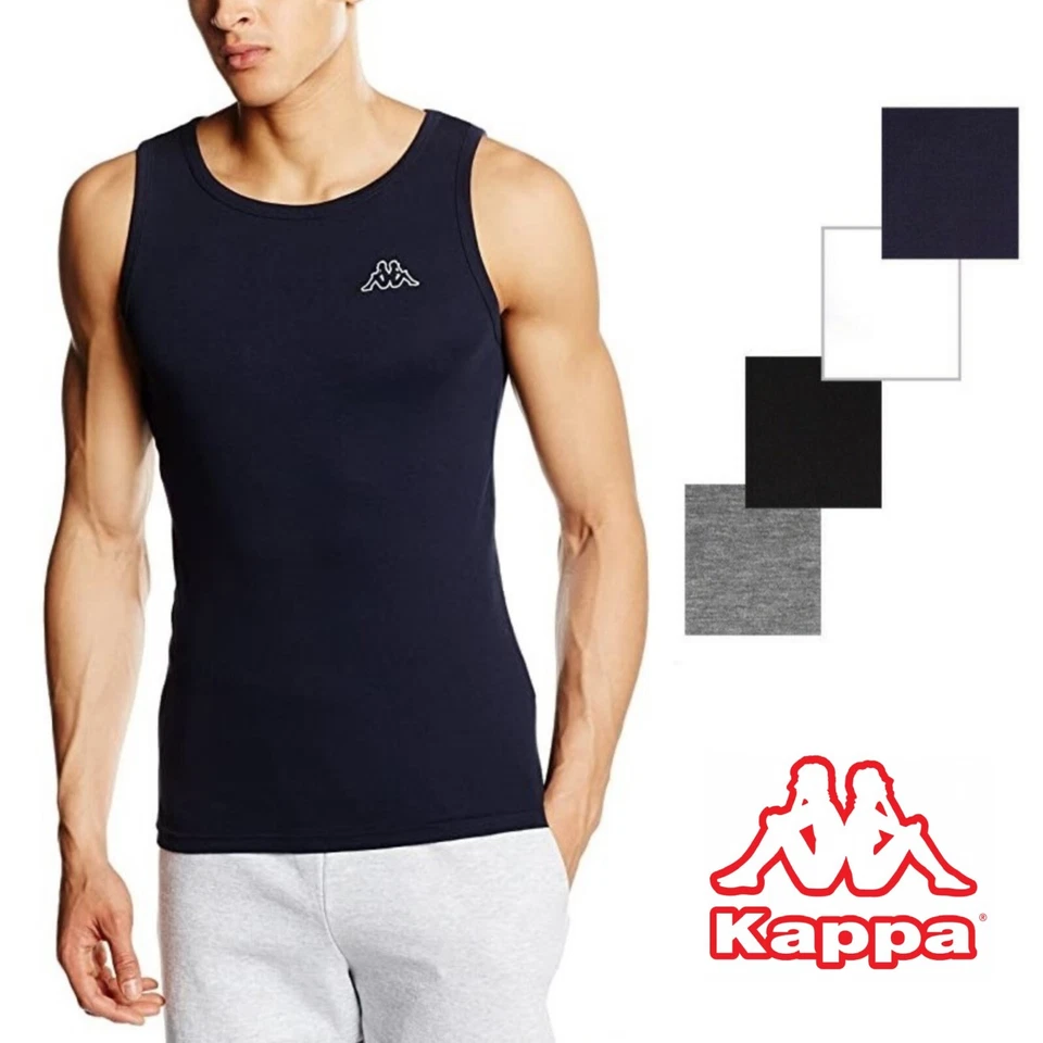 Canotta Uomo Allenamento Cotone Palestra Smanicata Vogatore Canottiera Fitness - Immagine 1 di 1