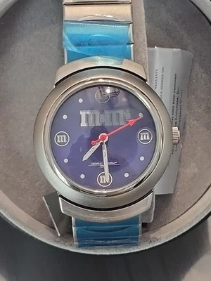 Reloj Jorg Gris M&M para Mujer Tono Plateado Esfera Azul DE COLECCIÓN/NUEVO EN CAJA Foto 1 de 4