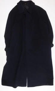 Marks and Spencer Men's Navy Wool Cashmere Overcoat XL - Picture 1 of 12