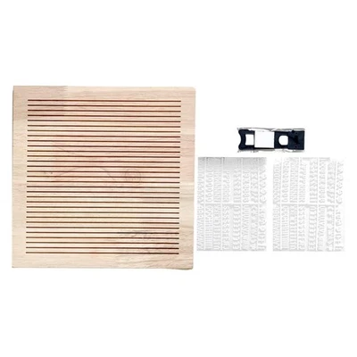 Letter Board with Letters Wooden Message Board Sign for Home - Image 1 of 4