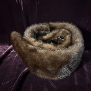 Nerz Schal Kragen Echtfell 36x4" - Bild 1 von 13