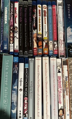 Anime Blu-ray Collection Lot Sentai, Crunchyroll, Funimation 21 Movies/Series - Image 1 of 3