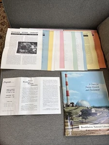 Brookhaven National Laboratory 1966 HS Visitors Day Brochure and 15 Handouts - Bild 1 von 20