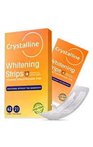 (5) Crystalline Whitening Strips for Sensitive Teeth NON TOXIC ~ EXP. 09/26 - Picture 1 of 5