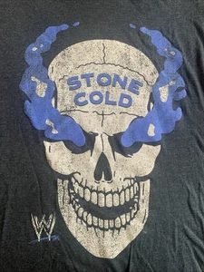 NEW w/o tags WWE x Stone Cold Steve Austin Smoking Skull Graphic T-Shirt Size XL - Picture 1 of 5