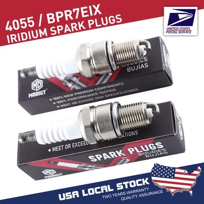 MODIGT Set Of 8 BPR7EIX 4055 For Dodge Colt 1.6L 1984-1990 Spark Plugs Durable - Image 1 of 4