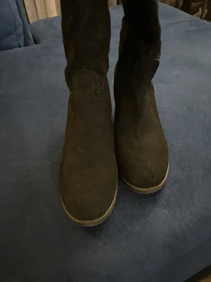 Женские кожаные повседневные ботинки в западном стиле - Изображение 1 из 4