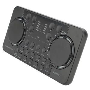 Live Sound Card BT Wireless Accompaniment Sound Mixer Board For Studio Recor NEW - Afbeelding 1 van 12