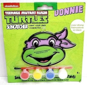 TEENAGE MUTANT NINJA TURTLES SONNENFÄNGER SET KUNSTHANDWERK MALEN DONNIE - Bild 1 von 2