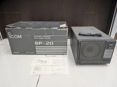 ICOM SP‑20 External Speaker for Amateur Radio, High Quality Filtered Audio - Image 1 of 4