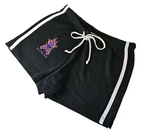 Walt Disney World Booty Shorts "Rock N Roll Coaster" Black Small Nwt Stretch - Picture 1 of 5