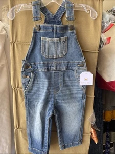 Little Company By Lauren Conrad Kleinkind 18 Monate Latzhose Blue Jeans Neu - Bild 1 von 6