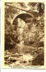 CP 39 JURA - Route de Champagnole à Saint-Laurent - Pont sur la Lemme - Picture 1 of 1