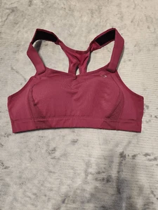 BROOKS Moving Comfort Size 36B Juno High Impact Sports Bra Maroon - Picture 1 of 4