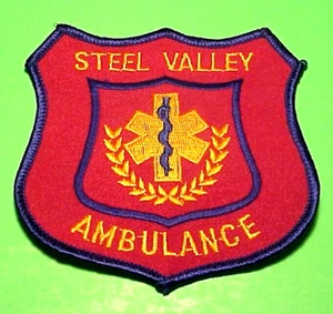 STEEL VALLEY PENNSYLVANIA PA ( EMS/EMT ) 4" VINTAGE PATCH FREE SHIPPING!! - Picture 1 of 1