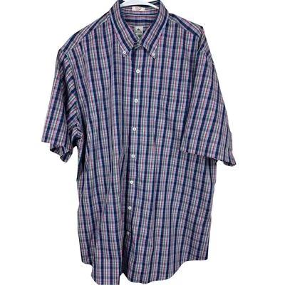 Peter Millar Plaid Button Down short sleeve Mens Shirt sz XL - Image 1 of 4