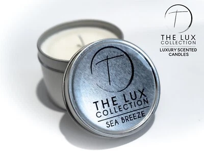 Gama de velas perfumadas 120 ml cera de soja de lata ecológico vegano conjunto de regalo decorado para el hogar Foto 1 de 4