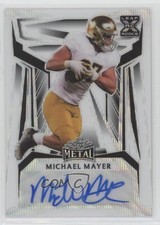 2023 Leaf Metal White Wave /3 Michael Mayer #BA-MM1 Rookie Auto RC
