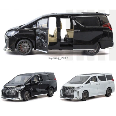 1:24 Toyota Alphard Model Car Metal Diecast Toy Vehicle Boys Toys for Kids Gifts - Image 1 of 4