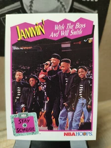 1991-92 NBA Properties Will Smith Jammin with the boys - Picture 1 of 2
