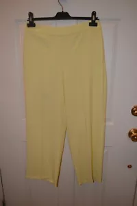 Womans ROMAN Yellow Polyester Wide Leg Pants Size 6 NWT - Bild 1 von 4