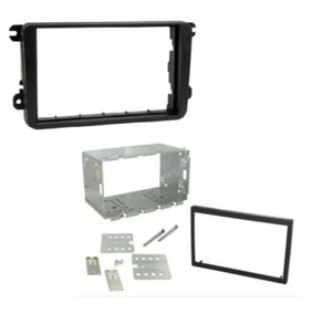 CD RADIO STEREO DOPPEL DIN VERBLENDE VERKLEIDUNG VERKLEIDUNG KÄFIG SET FÜR VW - Bild 1 von 1