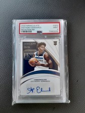 2020-21 Immaculate Anthony Edwards Initiation Ink Auto Rookie RC #’d 79/99 PSA 9