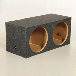 DUAL 15" SEALED HEAVY-DUTY ¾" MDF SUBWOOFER ENCLOSURE SPEAKER BOX w/ 1" MDF FACE - Picture 1 of 3