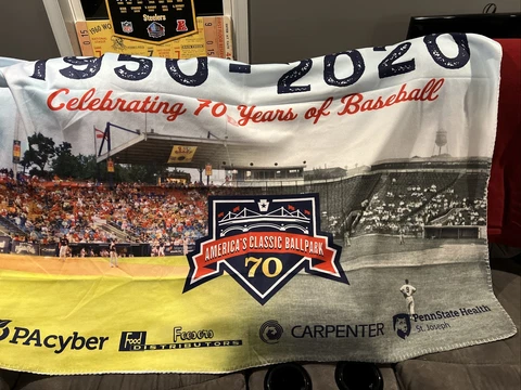 Reading Fightin Phillies America’s Classic Ballpark Fleece Blanket - New Cover