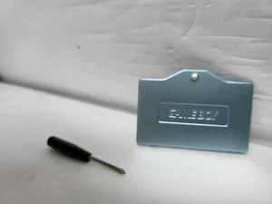 NEW Light Blue Game boy Advance SP Battery Cover W/logo + Screw /Screwdriver J13 - Picture 1 of 2