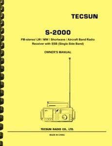 Grundig Satellite 750 a.k.a. Manuel du propriétaire et diagramme de bloc Tecsun S-2000 - Photo 1/4