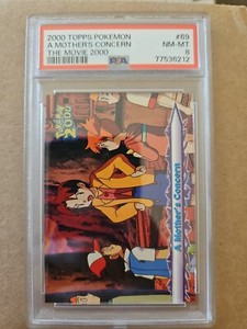 Topps Pokemon the Movie 2000 - #69 A Mother's Concern PSA 8 - Pop 1!
