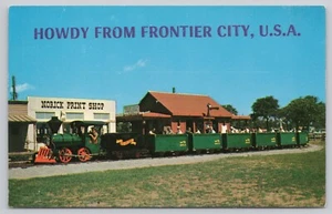 Howdy From Frontier City U.S.A. U.S. 66-77 Oklahoma City Chrome Postcard - Picture 1 of 2
