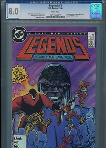 Legends #1  (1st Amanda Waller)  CGC 8.0  WP - Picture 1 of 1
