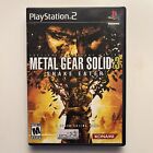 Metal Gear Solid 3: Snake Eater Sony PlayStation 2 Ps2 Complete w/ Manual Tested