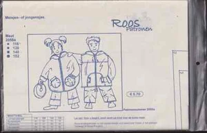 "Roos" Patronen Maat 2055a - Schnittmuster Gr. 116, 128, 140, 152 - Bild 1 von 2