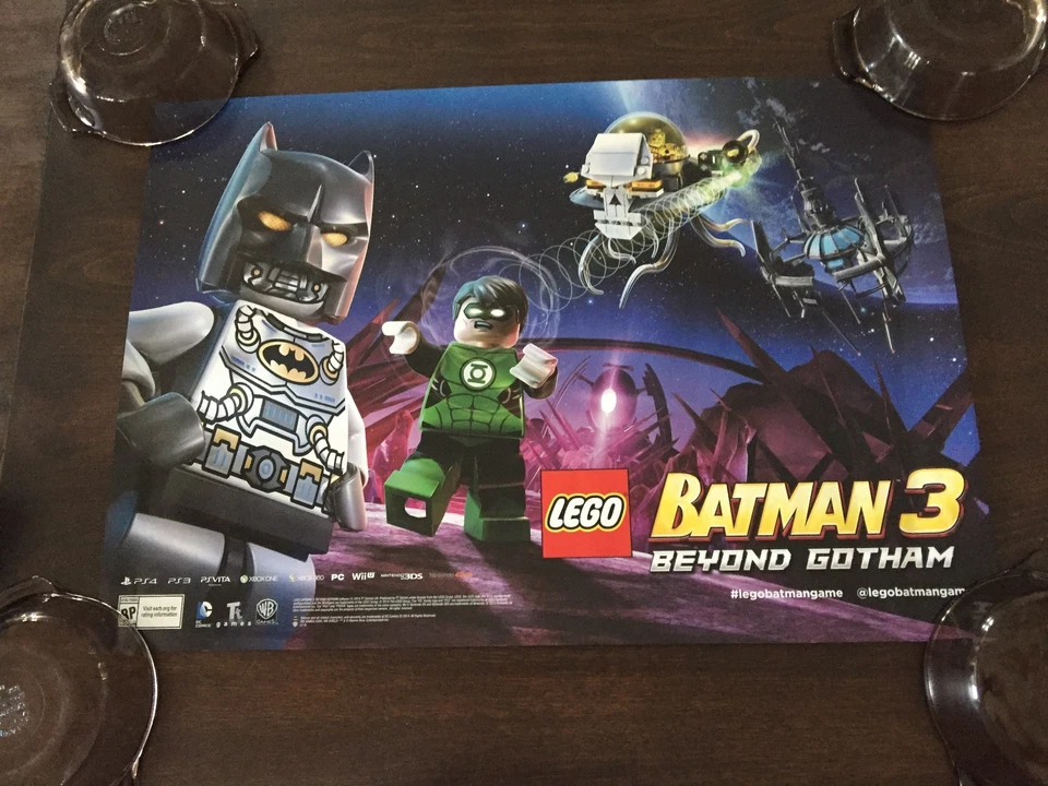 LEGO BATMAN 3 BEYOND GOTHAM - 15.5" x 22" Original Promo Poster SDCC 2014 - Image 1 of 1