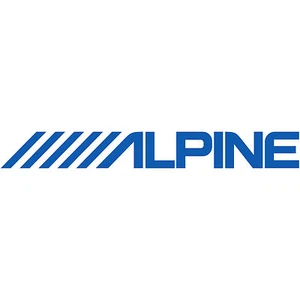 2x Alpine Logo 6" Decal Sticker car truck audio navigation stereo amplifier sub - Picture 1 of 12