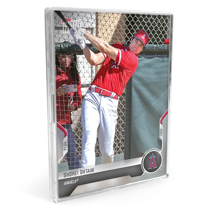 David Fletcher 2021 LA Angels MLB Topps NOW® Road To Opening Day PRE ORDER - Image 1 of 1