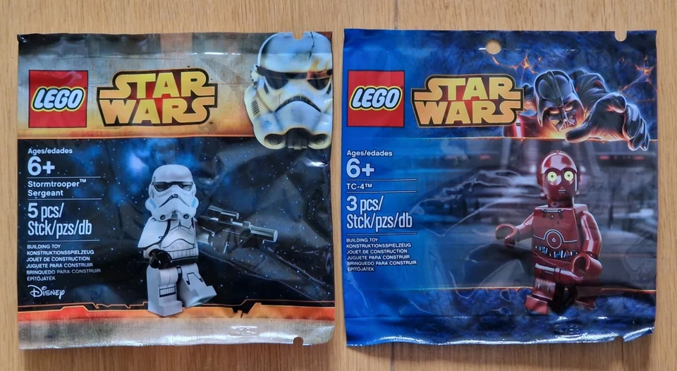 🌟NEW/SEALED🌟 Lego Star Wars 5002122 & 5002938 Minifigure Polybags🌟EXCLUSIVE🌟 - Image 1 of 1