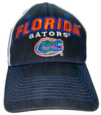 UNIVERSIDAD DE FLORIDA CAIMANES GORRA GORRA NEGRA/AZUL GORRA CON CORREA BORDADA Foto 1 de 4
