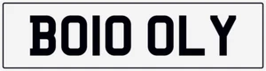 OLY π OLLY OLIVIA OLIVER OLI NUMBER THEME PRIVATE REGISTRATION PLATE BO10 OLY - Picture 1 of 4