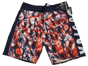 VOLCOM Modtech Blue Red 4th of July Water Repellent Board Shorts 29 NWT - Picture 1 of 2