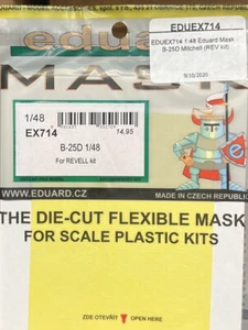 Eduard Mask 1/48 B-25D Euex 714 for Revell kit - Picture 1 of 1