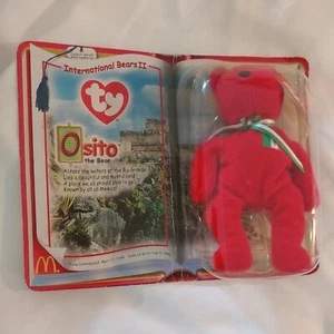 Ty Osito Beanie Bear International Bears II New in Original Package Rare - Picture 1 of 3