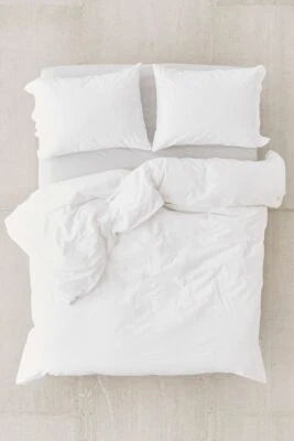 Luxury 100% Egyptian Cotton Sheets Flat Sheet 200TC Single Double King Size Set - Image 1 of 4