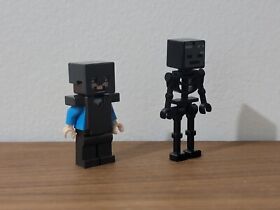 Lego Minecraft Steve & Wither Skeleton Minifigures